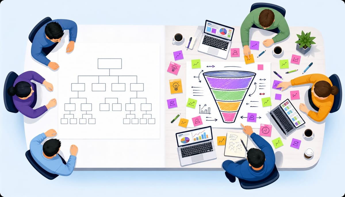 How to Structure a B2B SaaS Marketing Team That Actually Ships: A Stage-by-Stage Framework