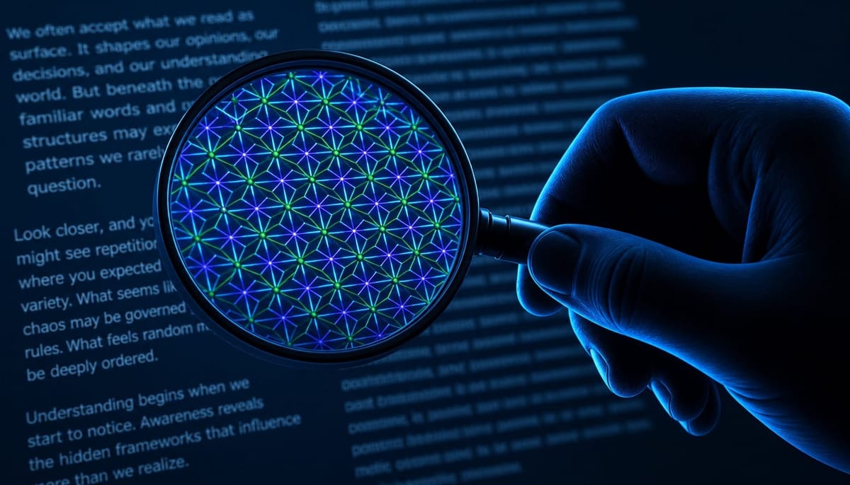 Beneath polished prose, AI writing patterns leave systematic fingerprints.