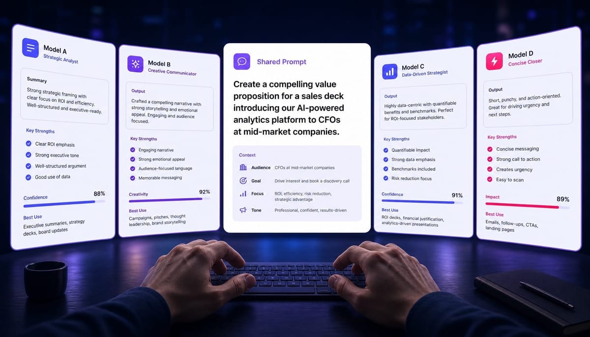 Not all LLMs are equal — the best ai prompts for sales start with choosing the right model.