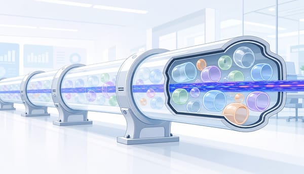 Transparent B2B sales pipeline appearing full but revealed to be mostly hollow inside