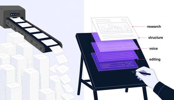 ChatGPT prompts for content writing fail when they lack architecture.
