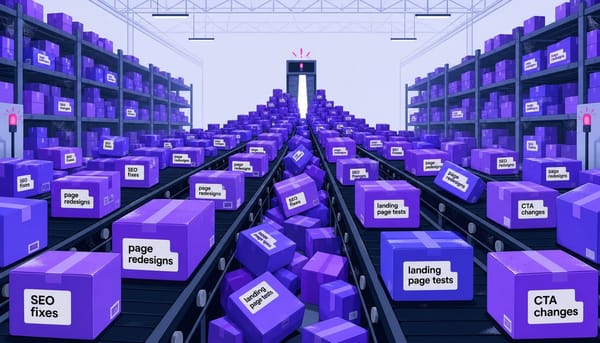 Every tool diagnoses. Almost nothing ships. That's the marketing execution gap.